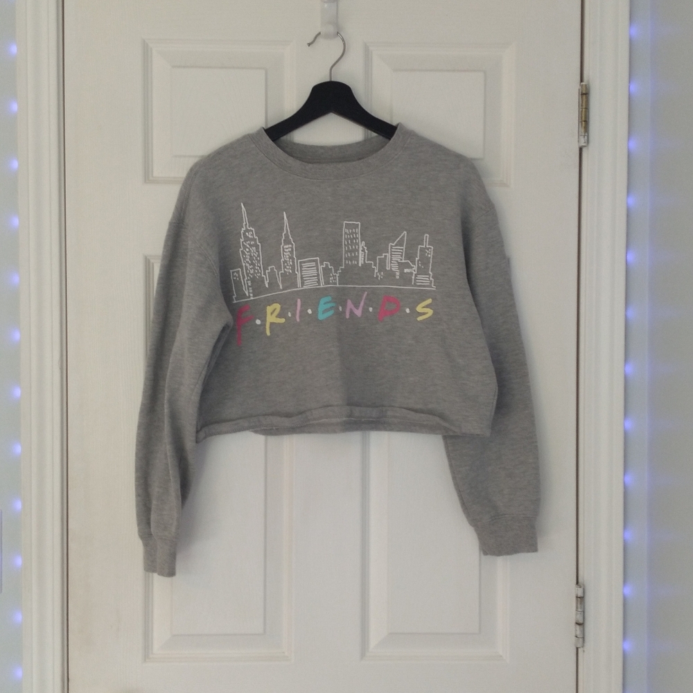 FRIENDS Sweatshirt with Colorful Print EUC